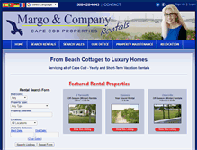 Tablet Screenshot of margorents.com